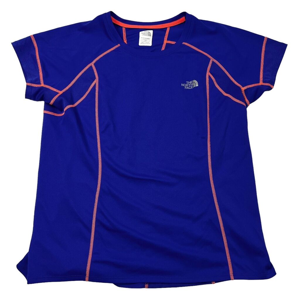The North Face Shirt Short Sleeve Womens L Flashdry Athletic Top Workout